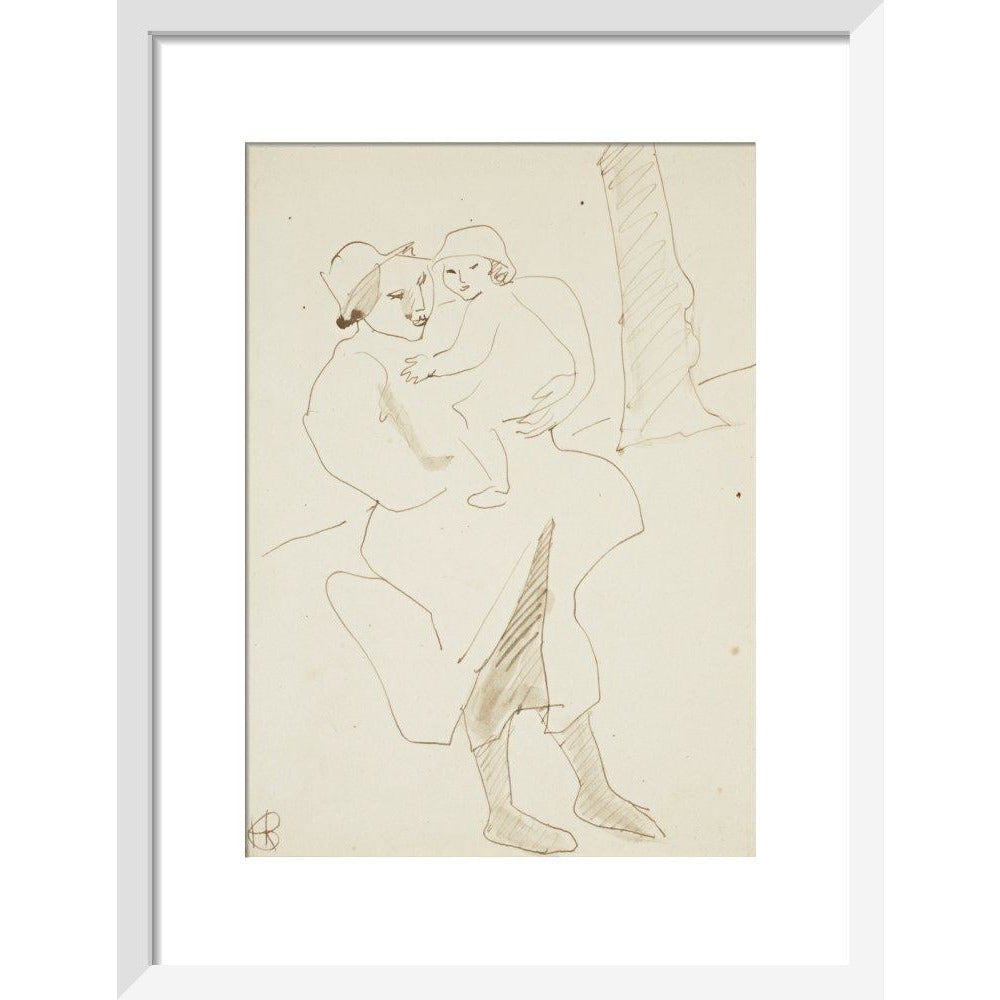 Nursemaid and child - Art print