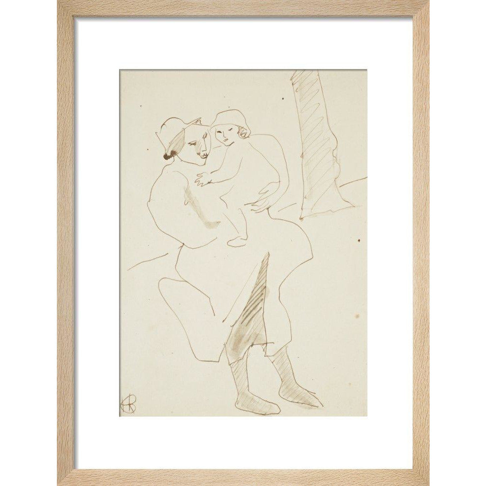 Nursemaid and child - Art print