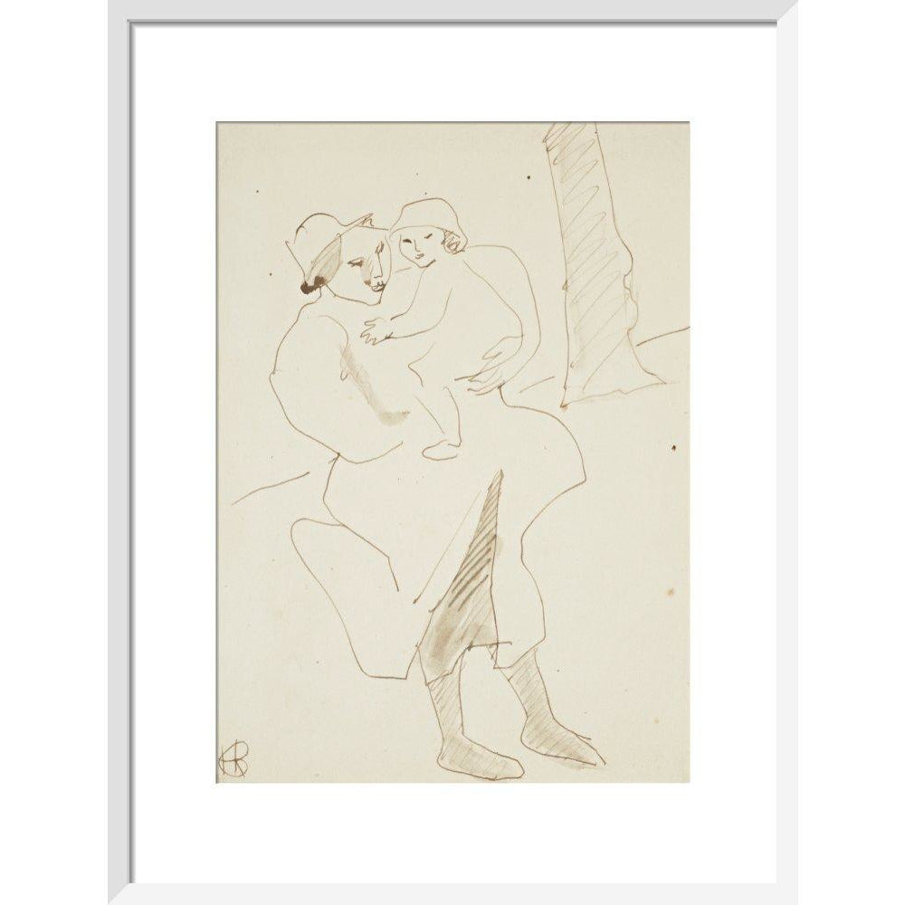 Nursemaid and child - Art print