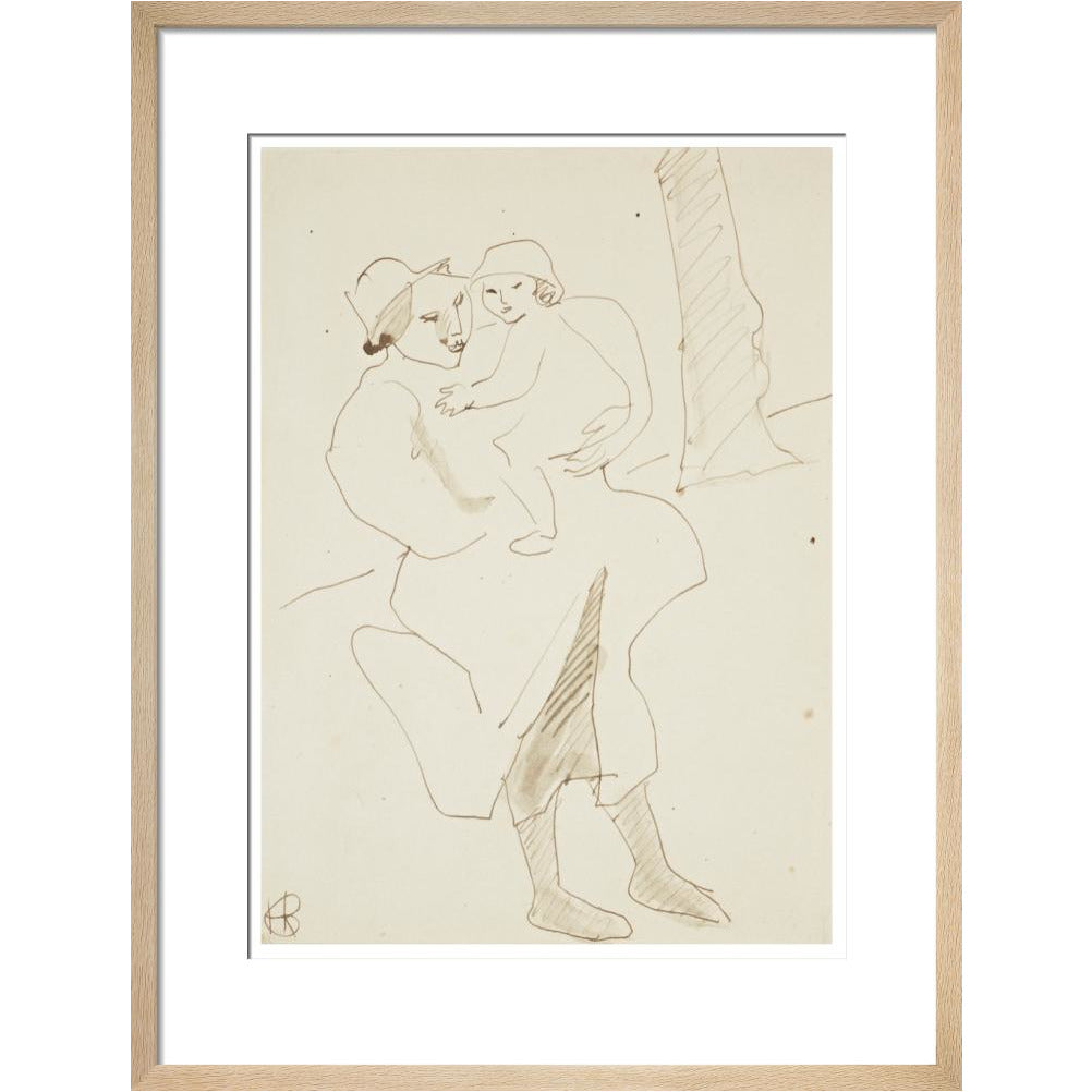 Nursemaid and child - Art print
