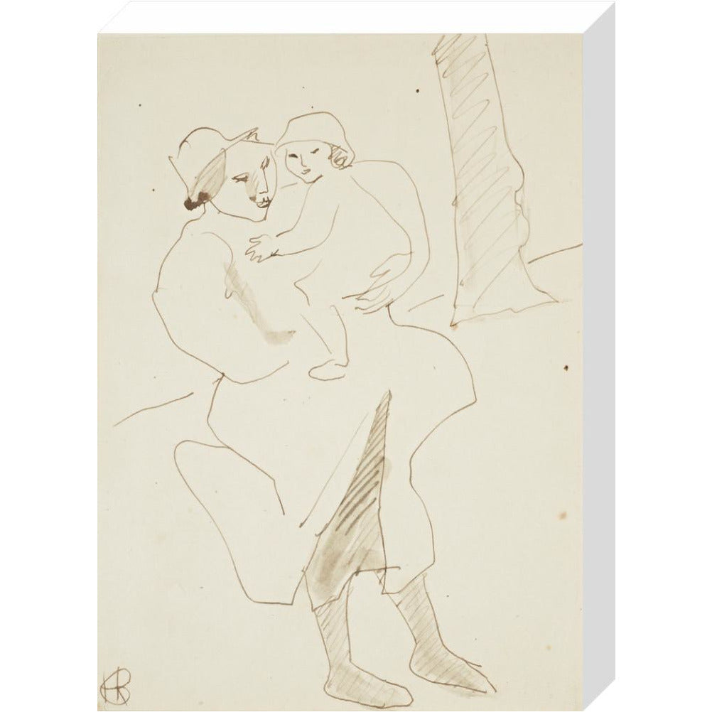 Nursemaid and child - Art print