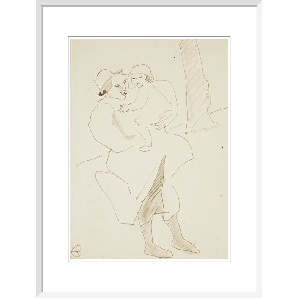 Nursemaid and child - Art print