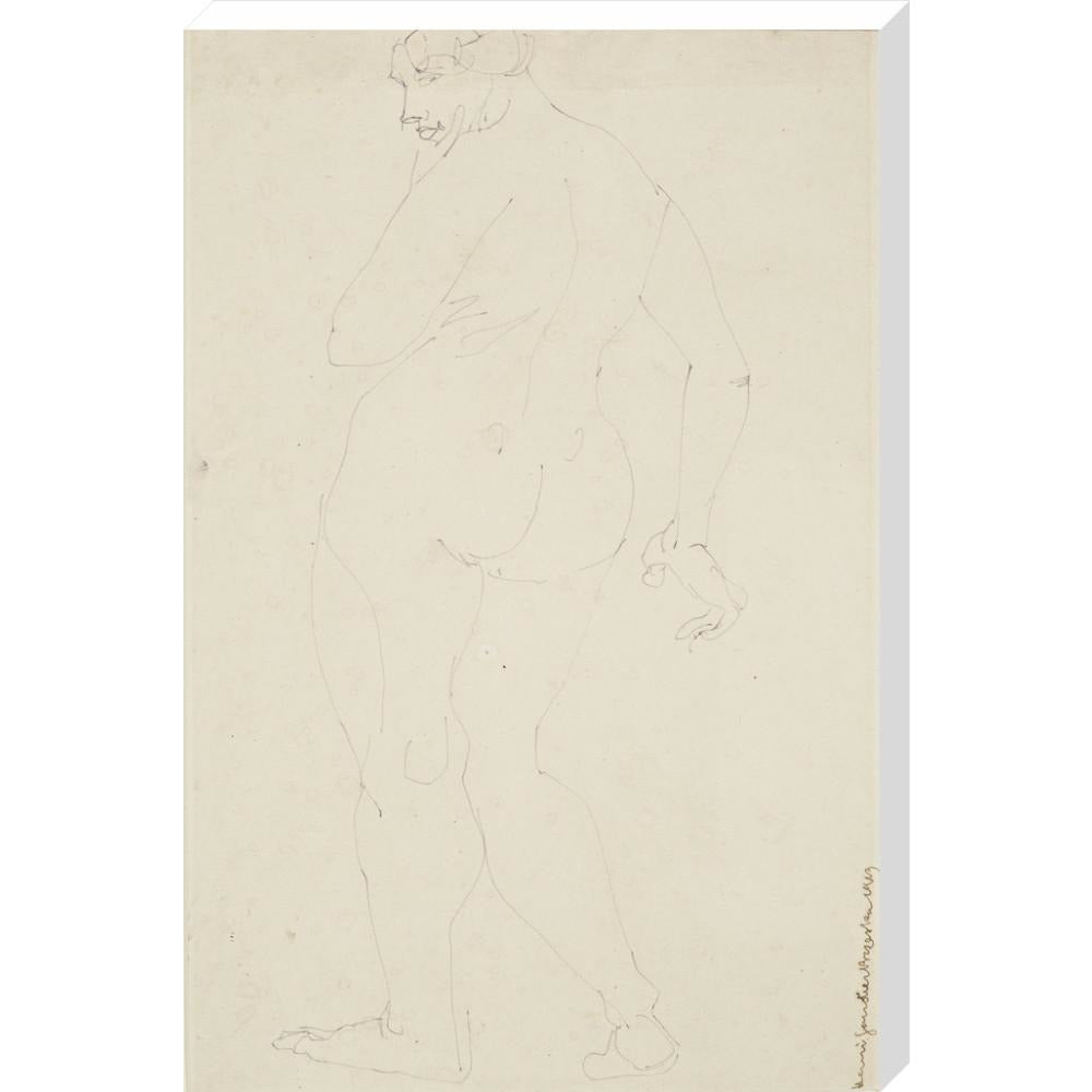 Standing woman - Art print