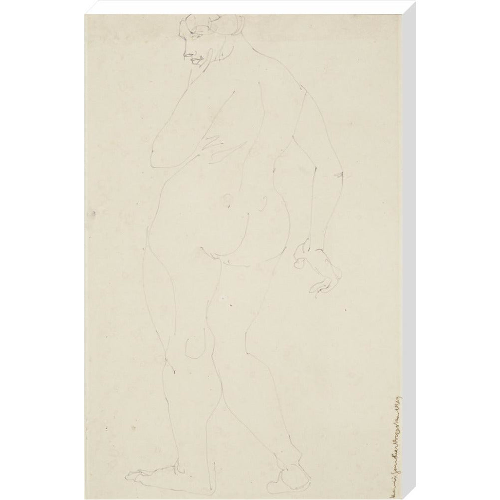 Standing woman - Art print