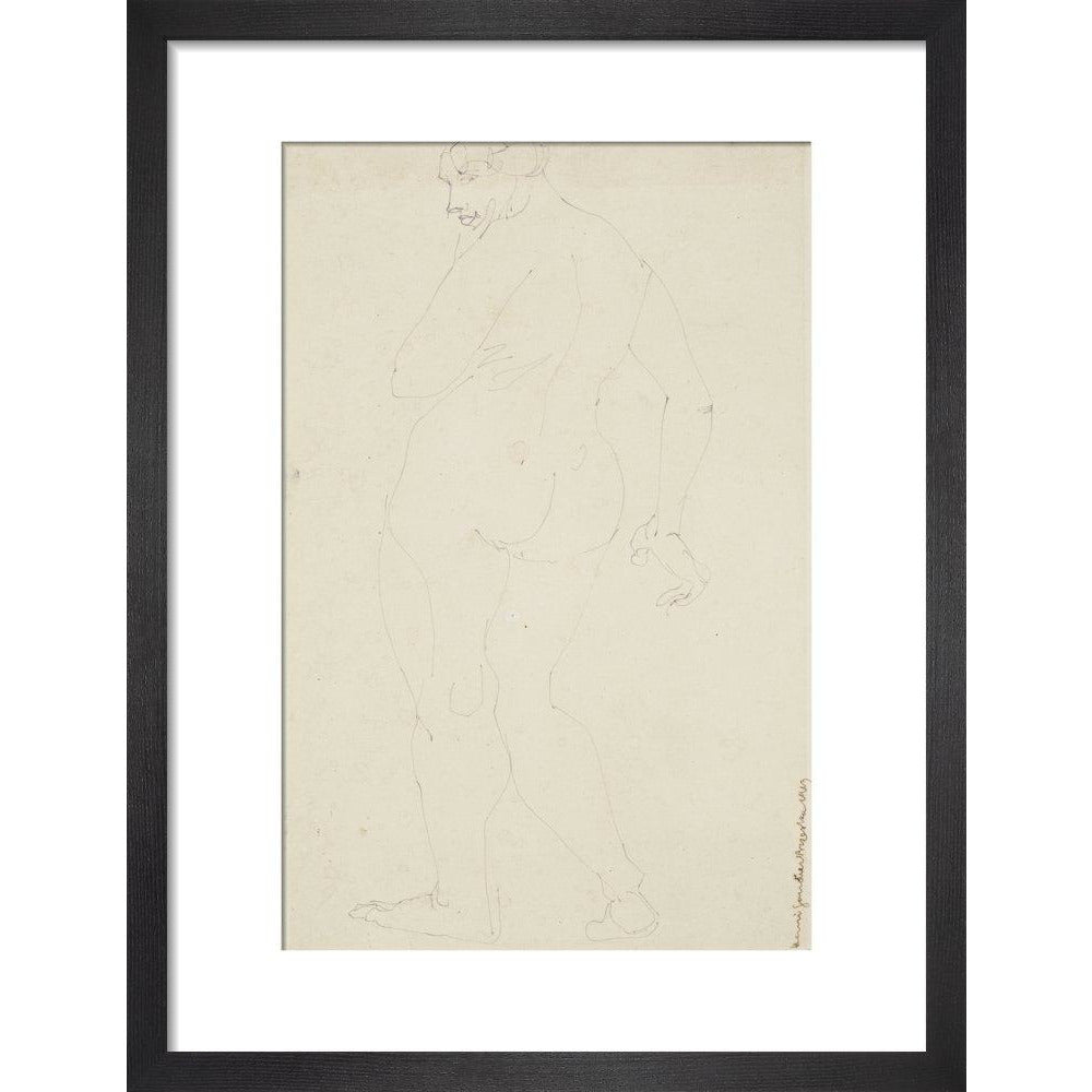 Standing woman - Art print