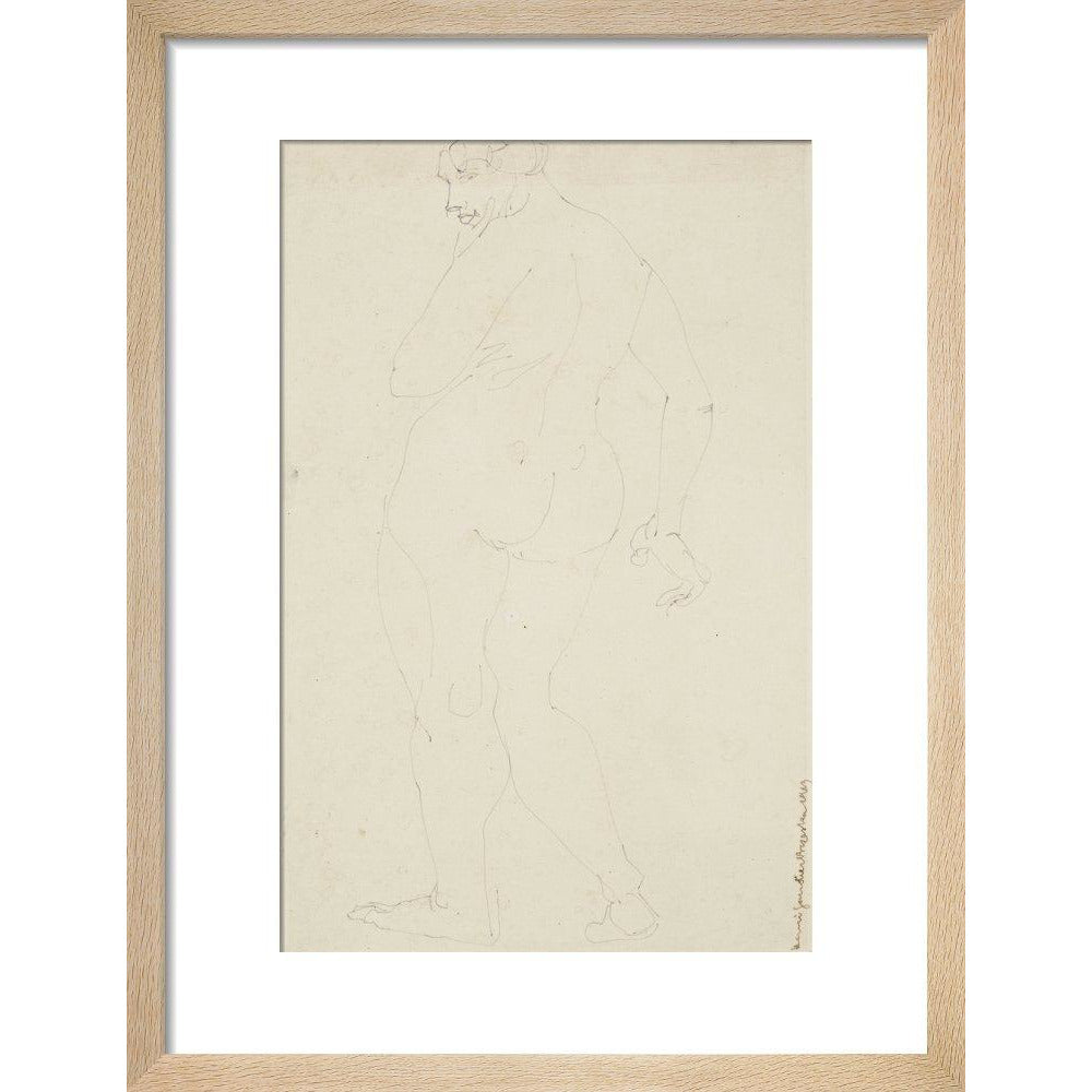 Standing woman - Art print