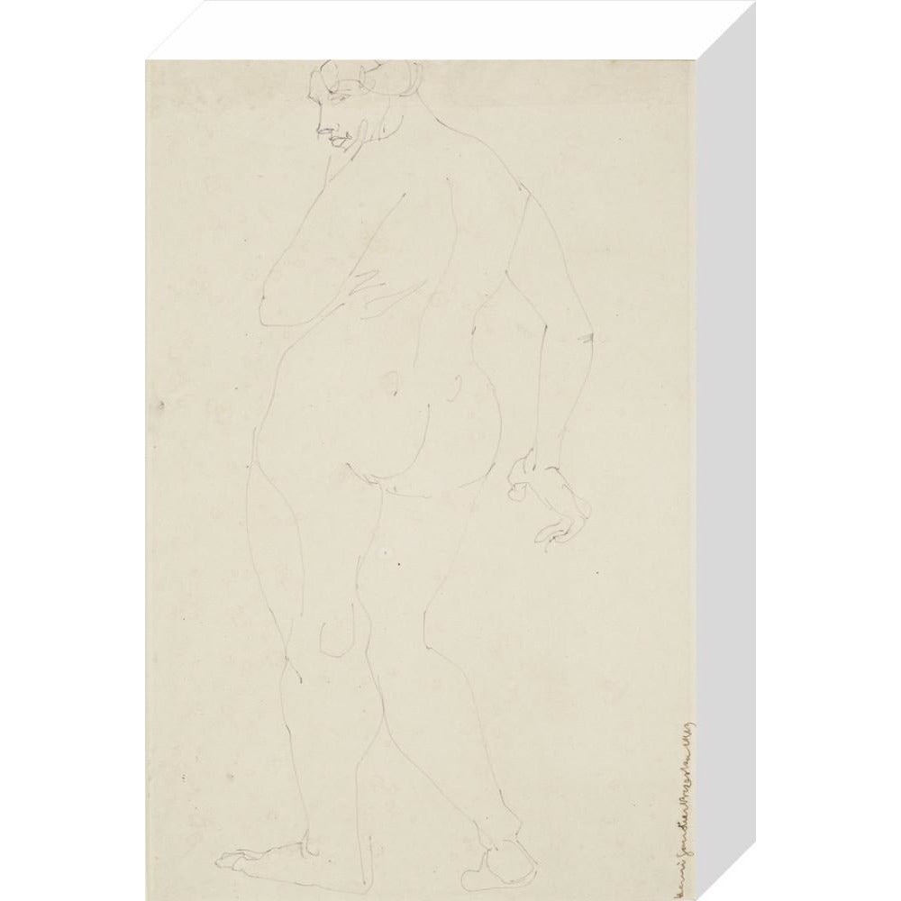 Standing woman - Art print