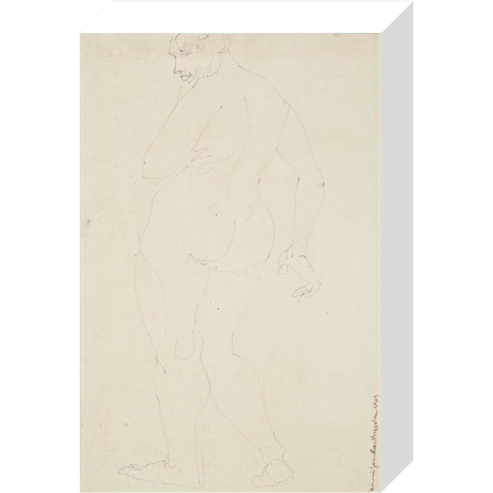 Standing woman - Art print