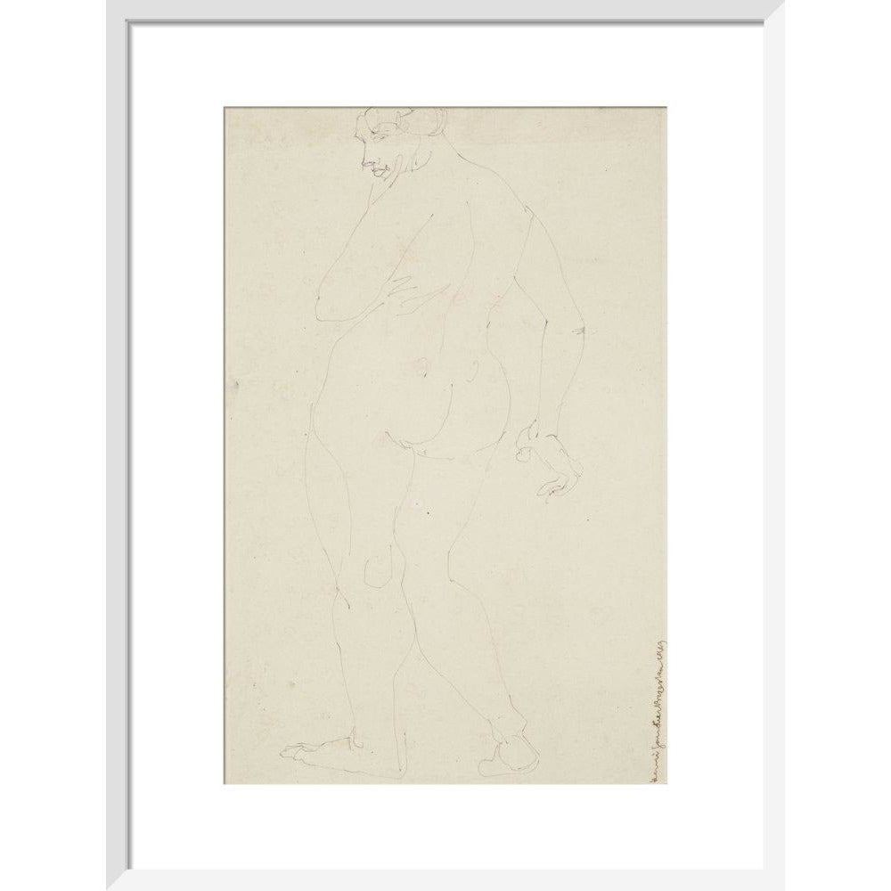 Standing woman - Art print