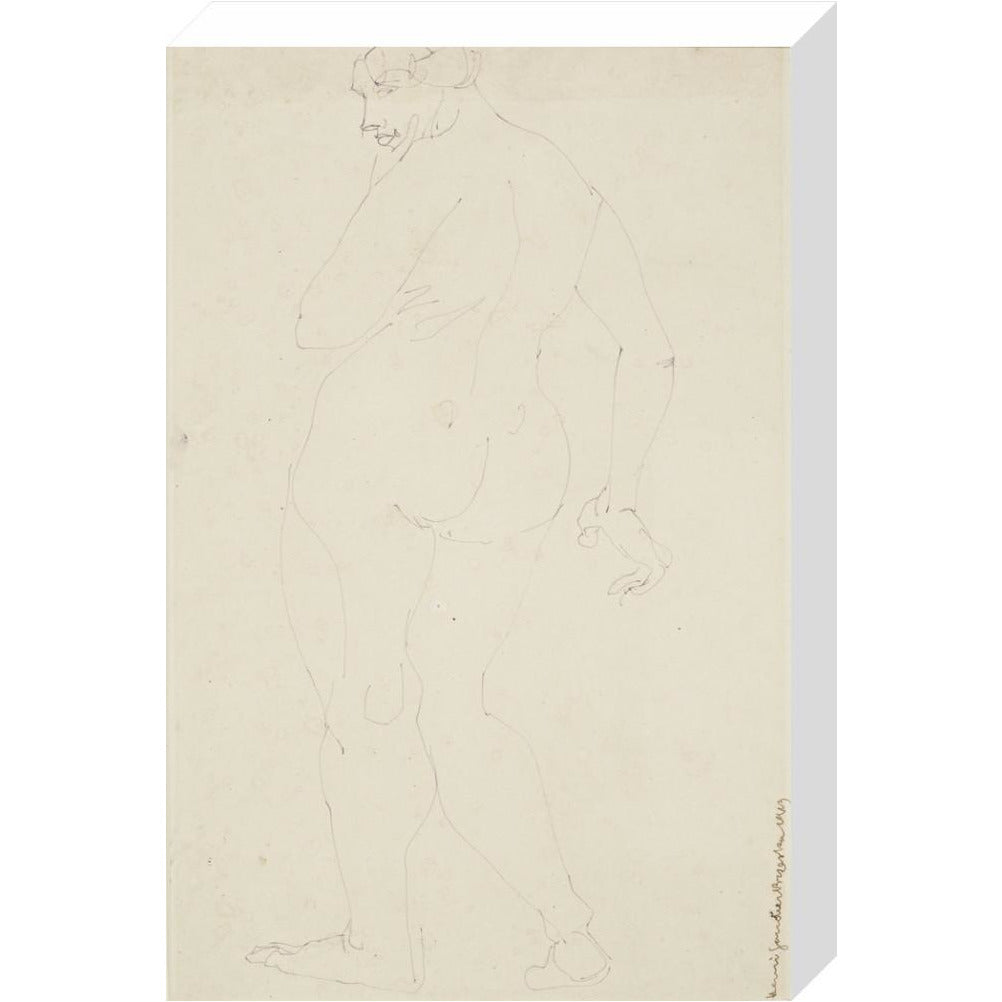 Standing woman - Art print