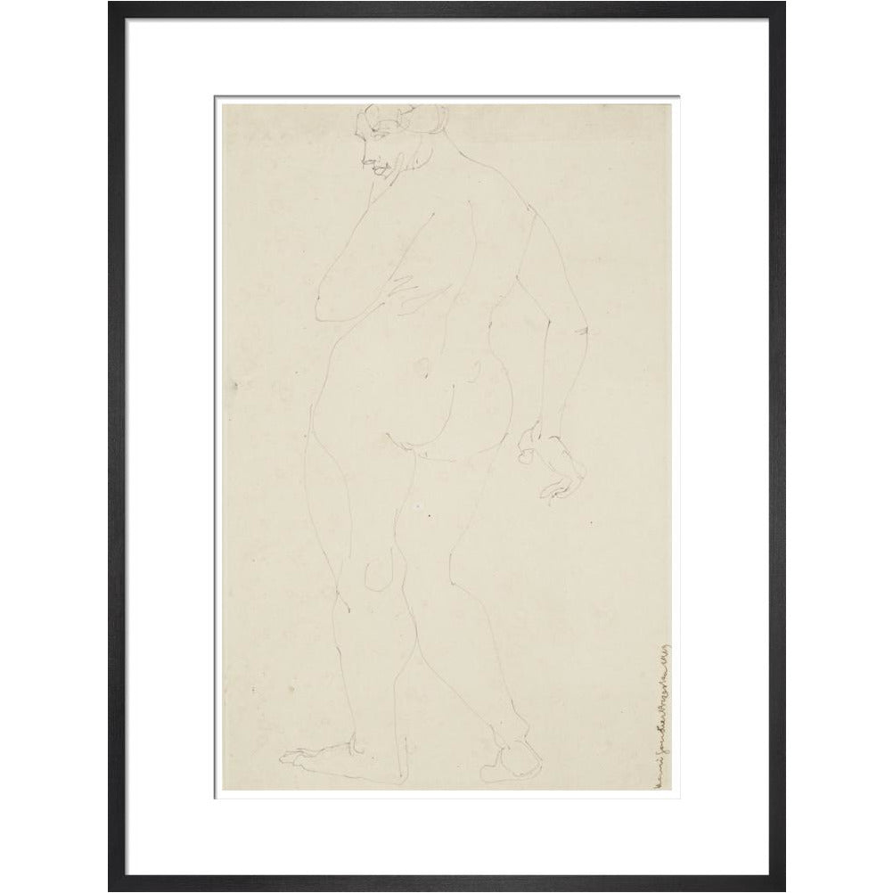 Standing woman - Art print