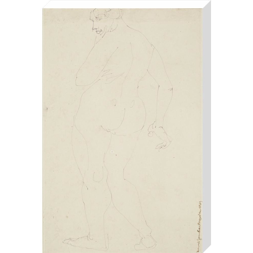 Standing woman - Art print