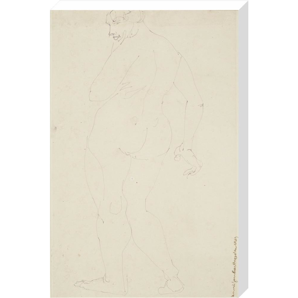 Standing woman - Art print