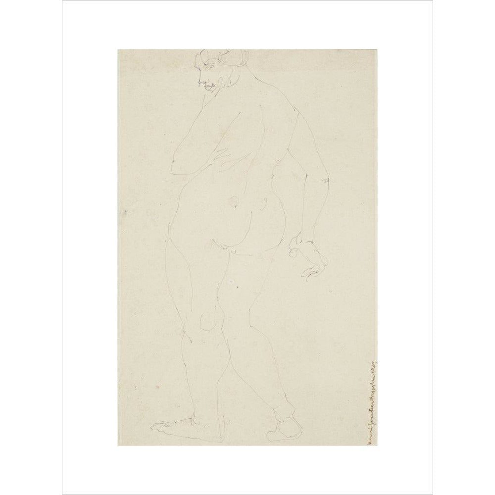 Standing woman - Art print