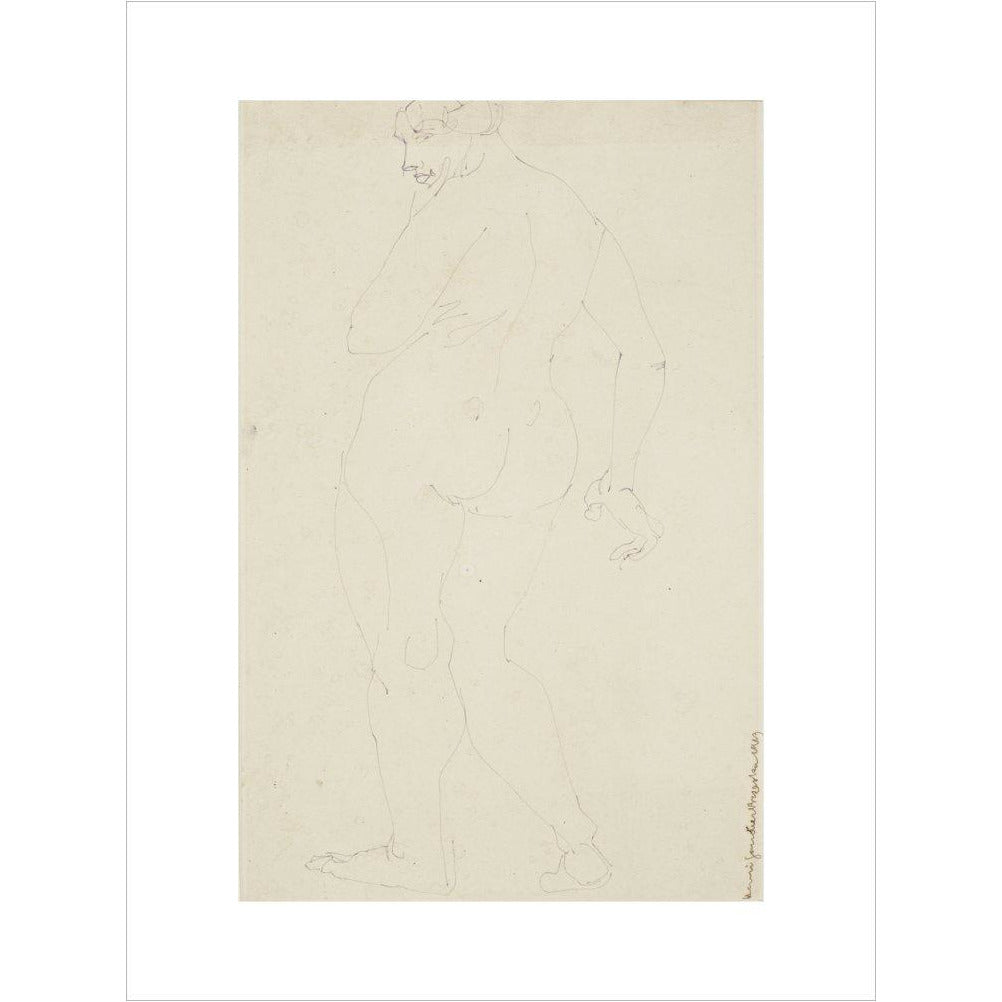 Standing woman - Art print
