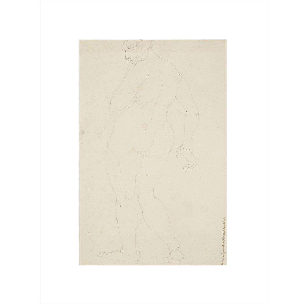 Standing woman - Art print