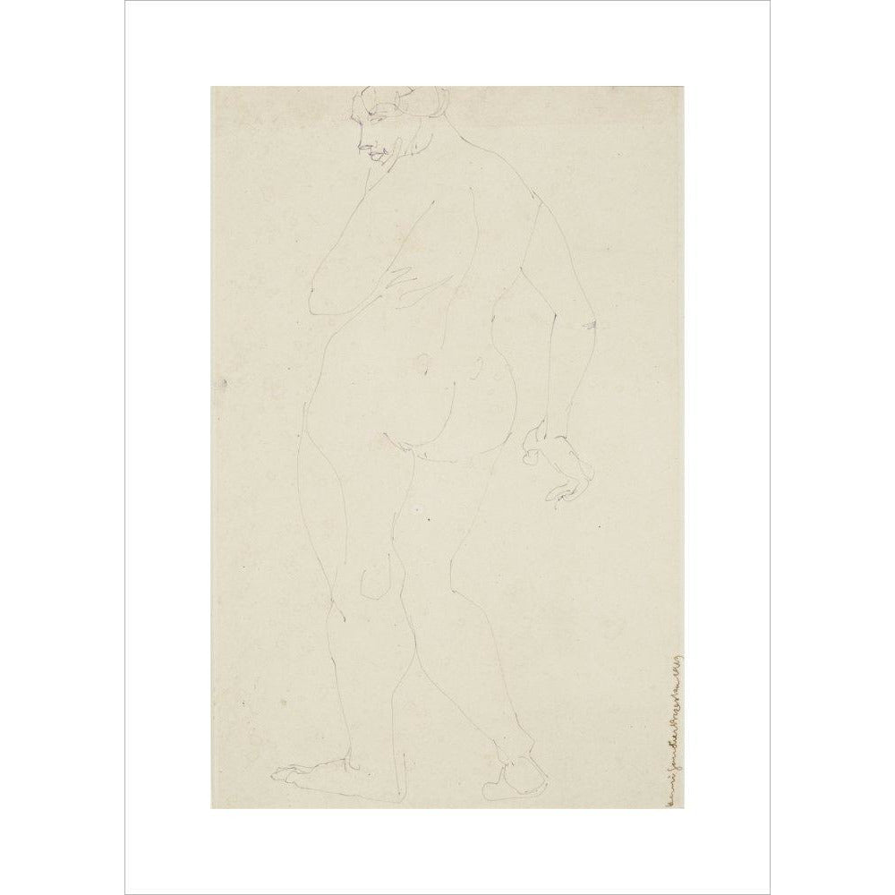 Standing woman - Art print