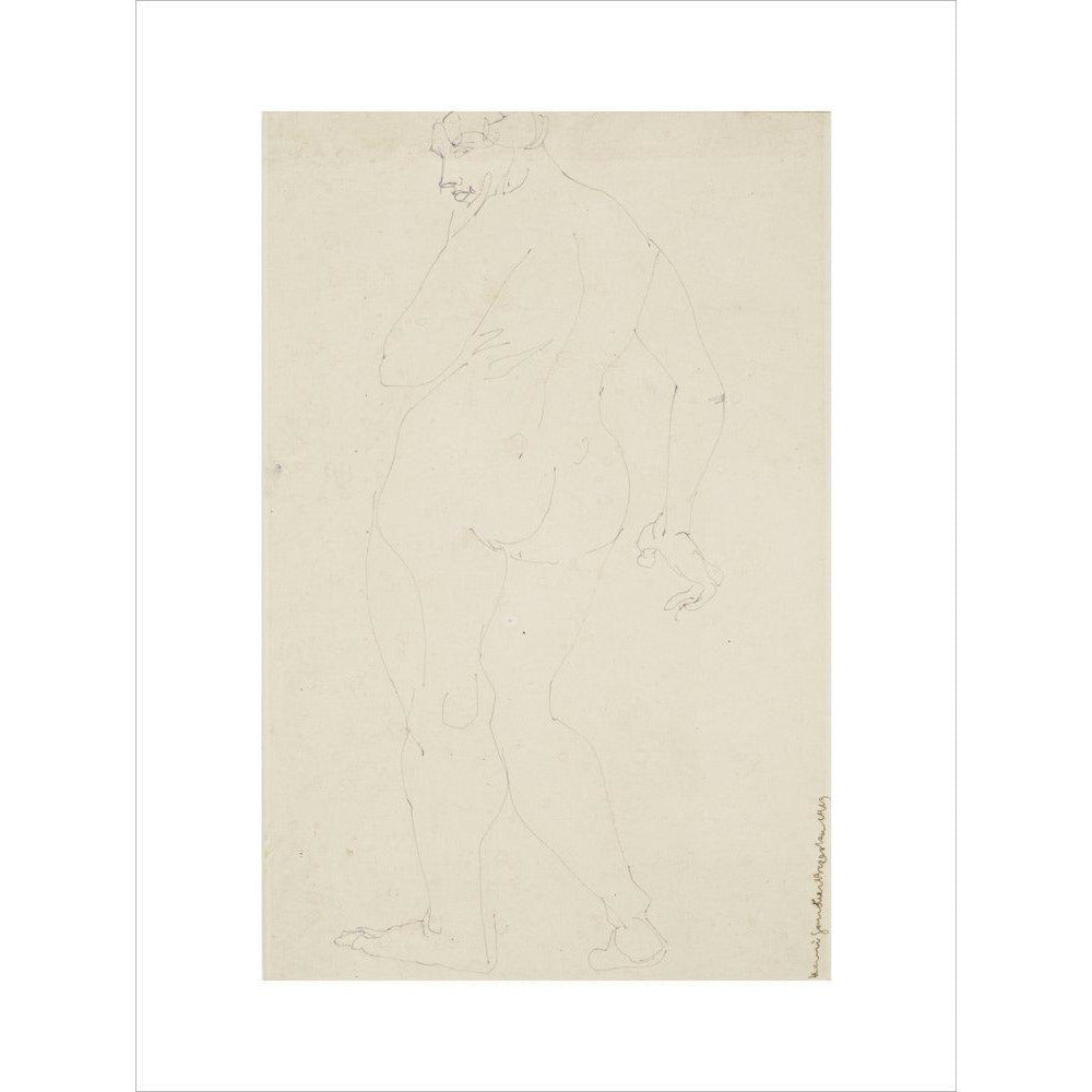 Standing woman - Art print