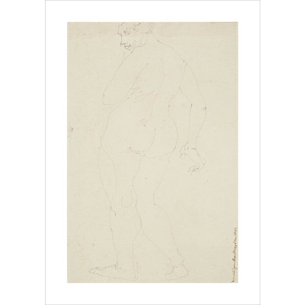 Standing woman - Art print