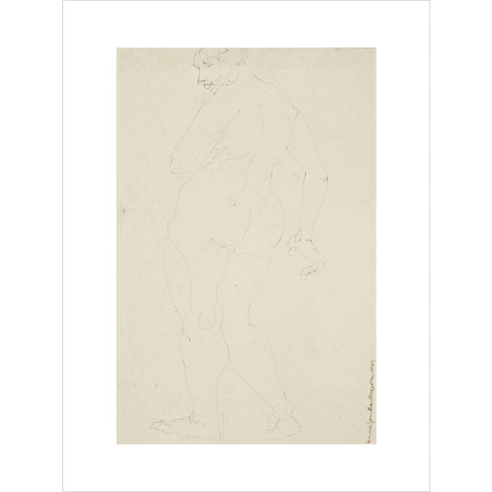 Standing woman - Art print