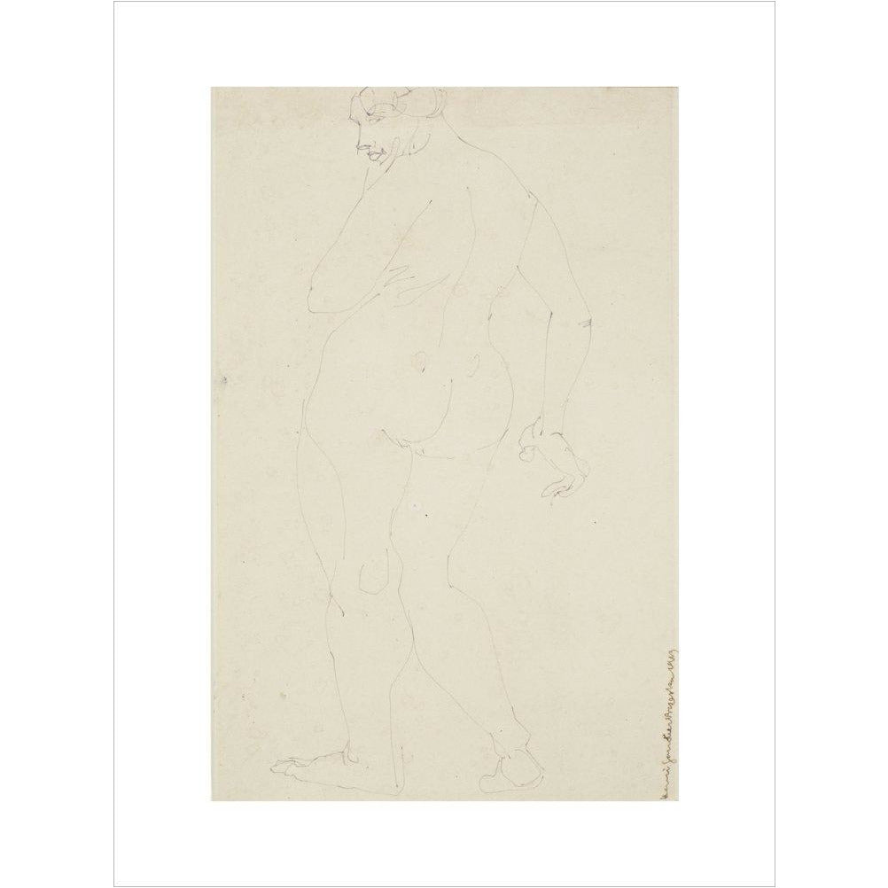 Standing woman - Art print