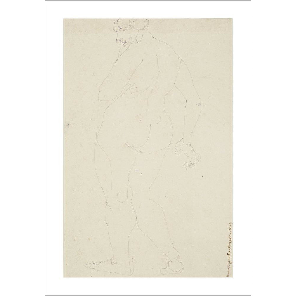 Standing woman - Art print