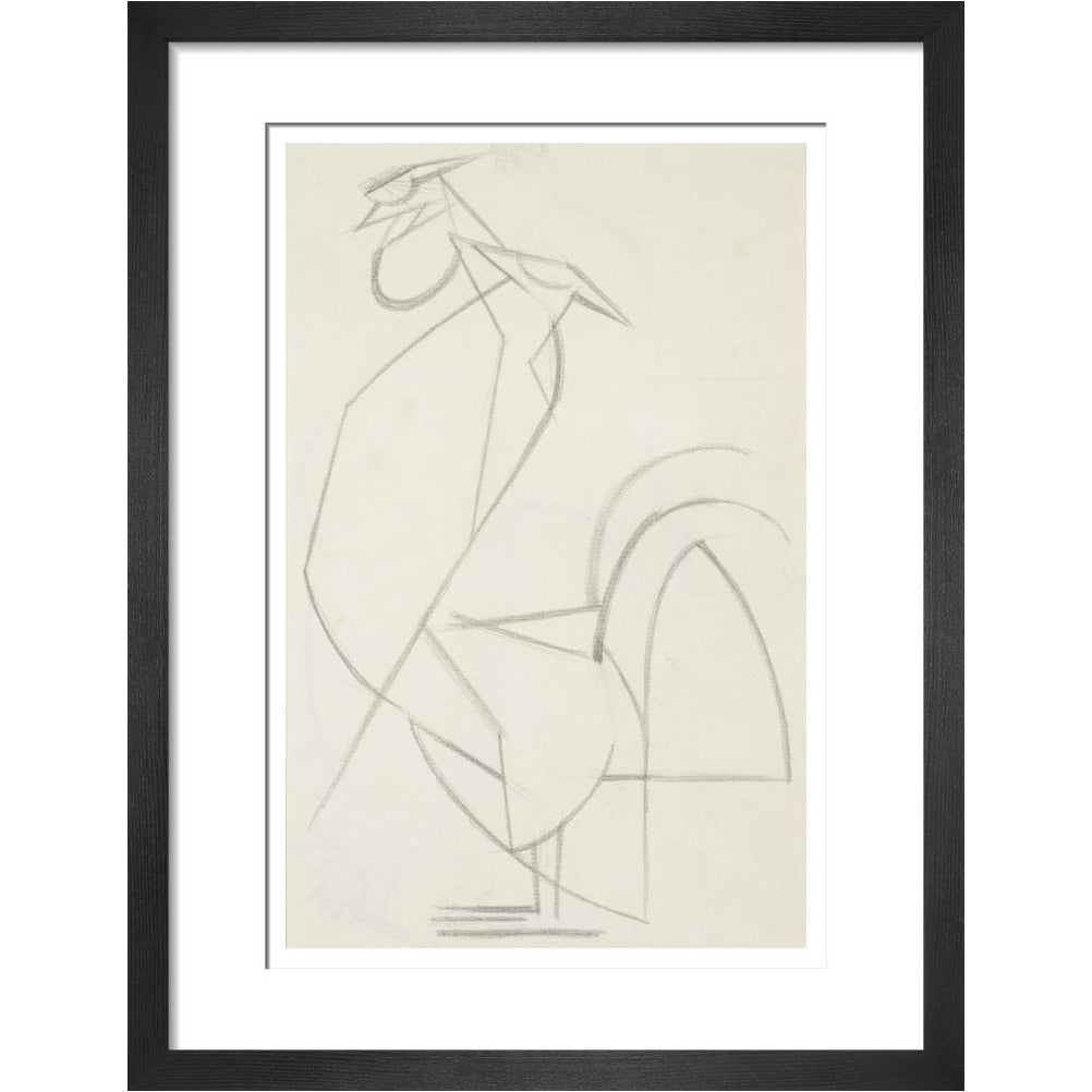 Cubist cock - Art print