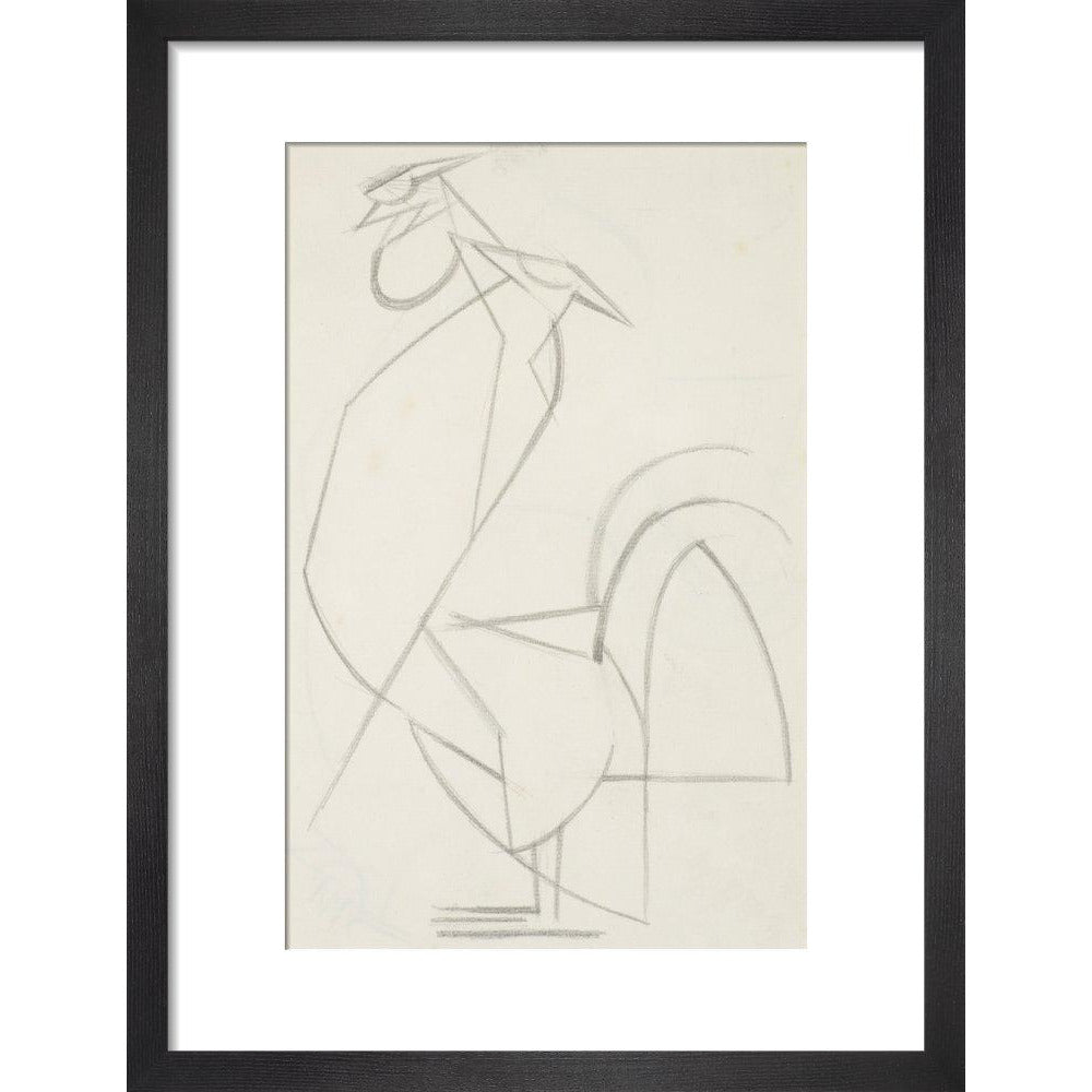 Cubist cock - Art print