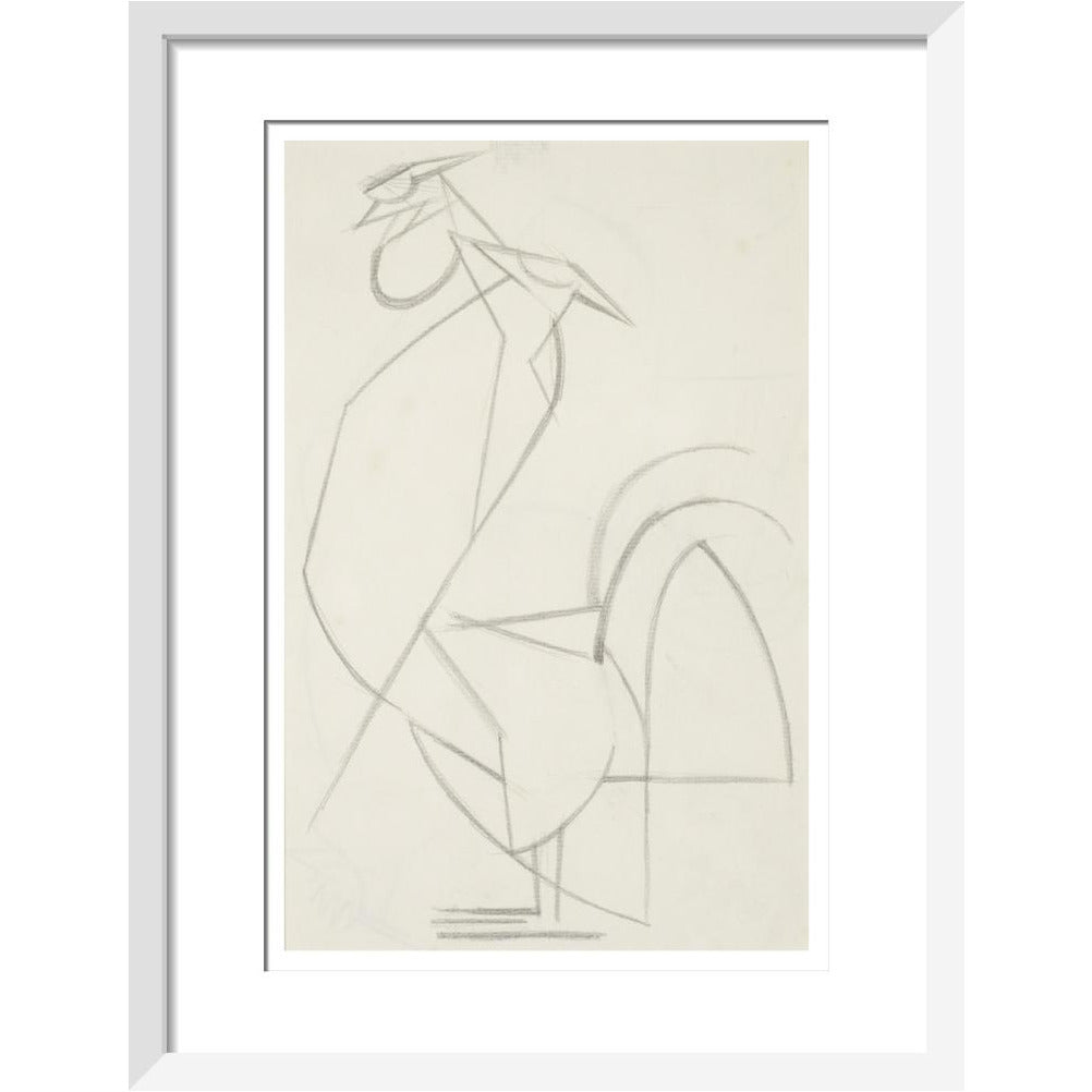 Cubist cock - Art print