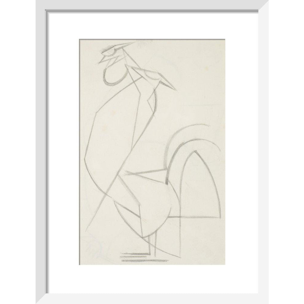 Cubist cock - Art print