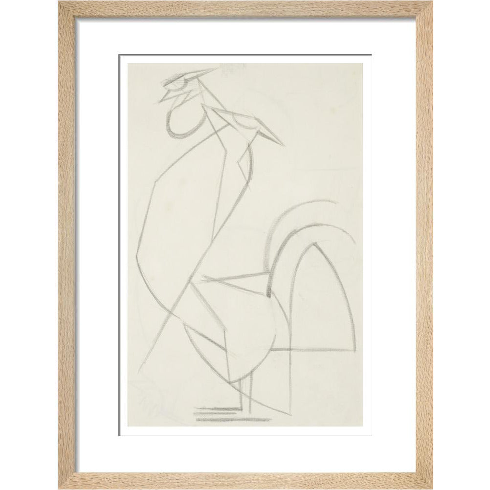 Cubist cock - Art print