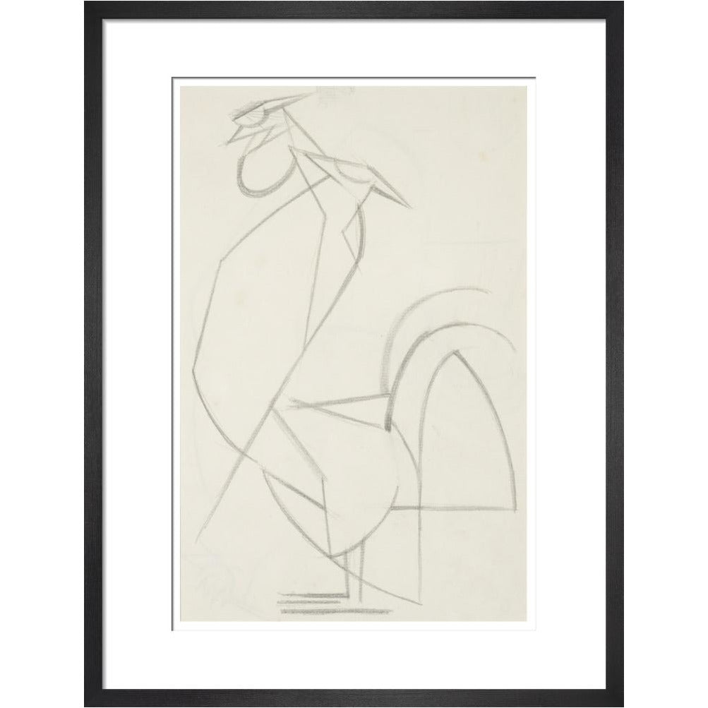 Cubist cock - Art print