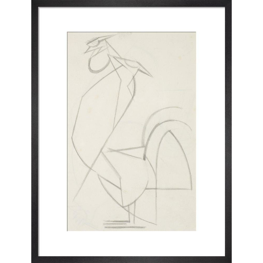 Cubist cock - Art print