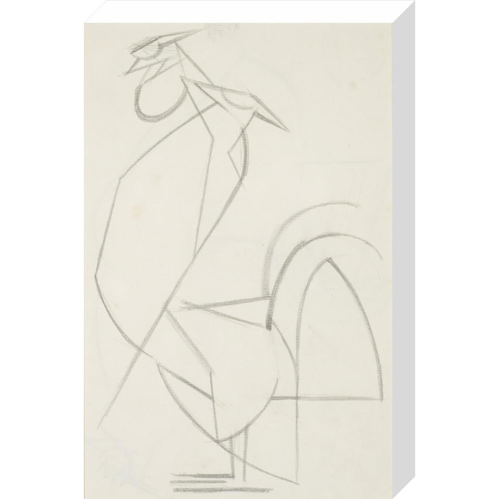 Cubist cock - Art print