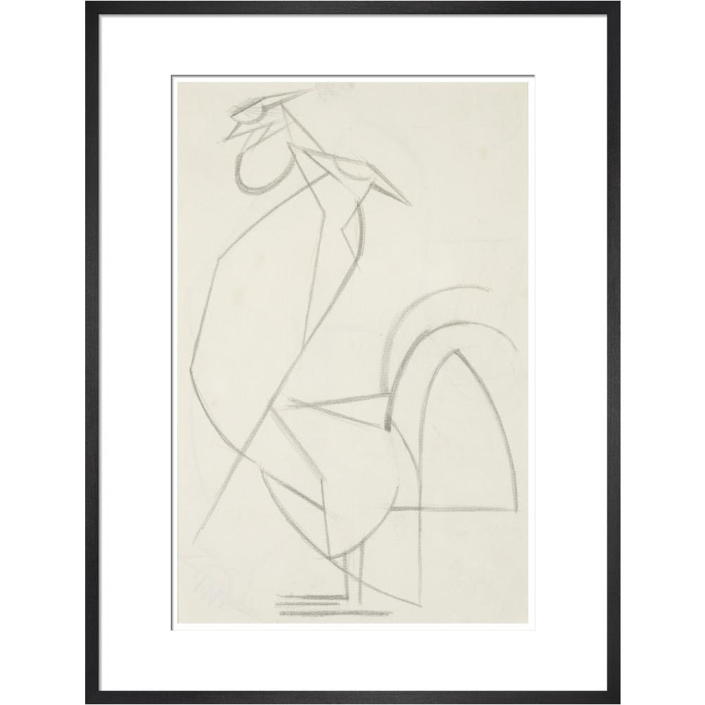 Cubist cock - Art print