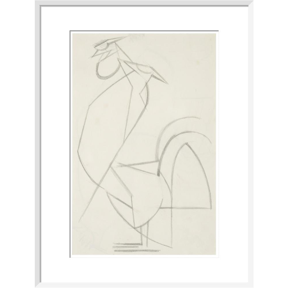 Cubist cock - Art print