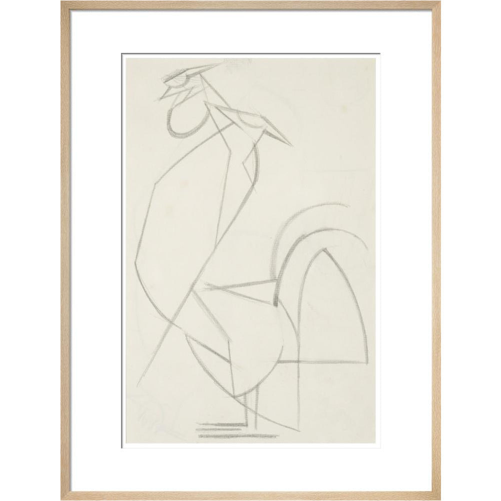Cubist cock - Art print