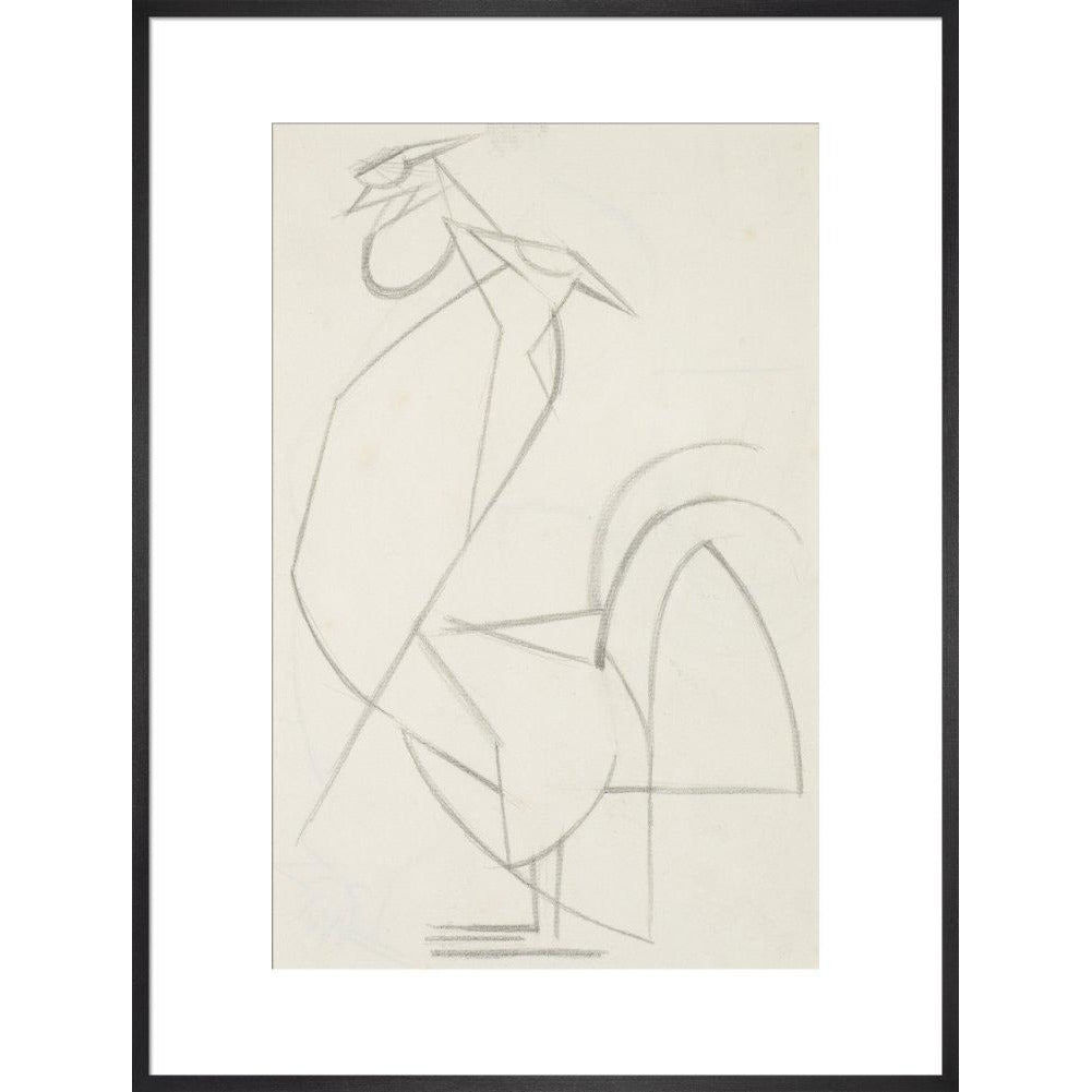 Cubist cock - Art print
