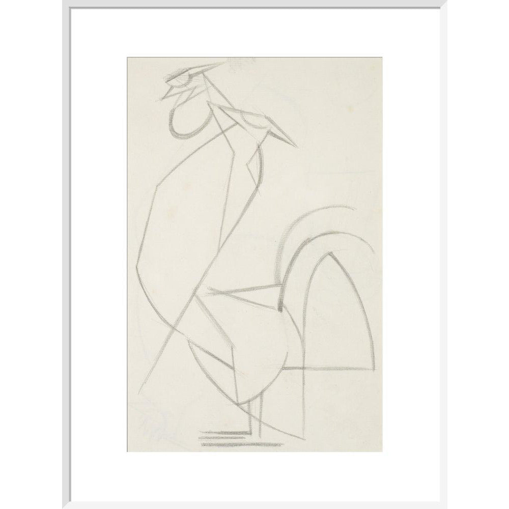 Cubist cock - Art print