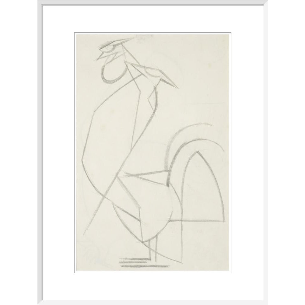 Cubist cock - Art print