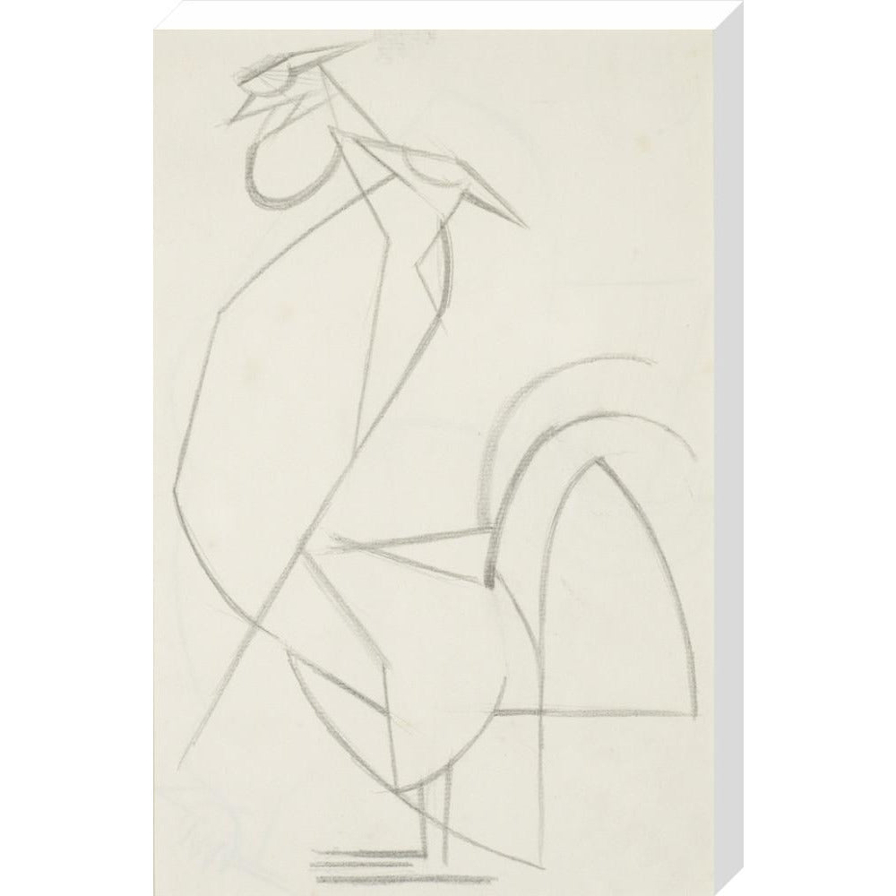 Cubist cock - Art print