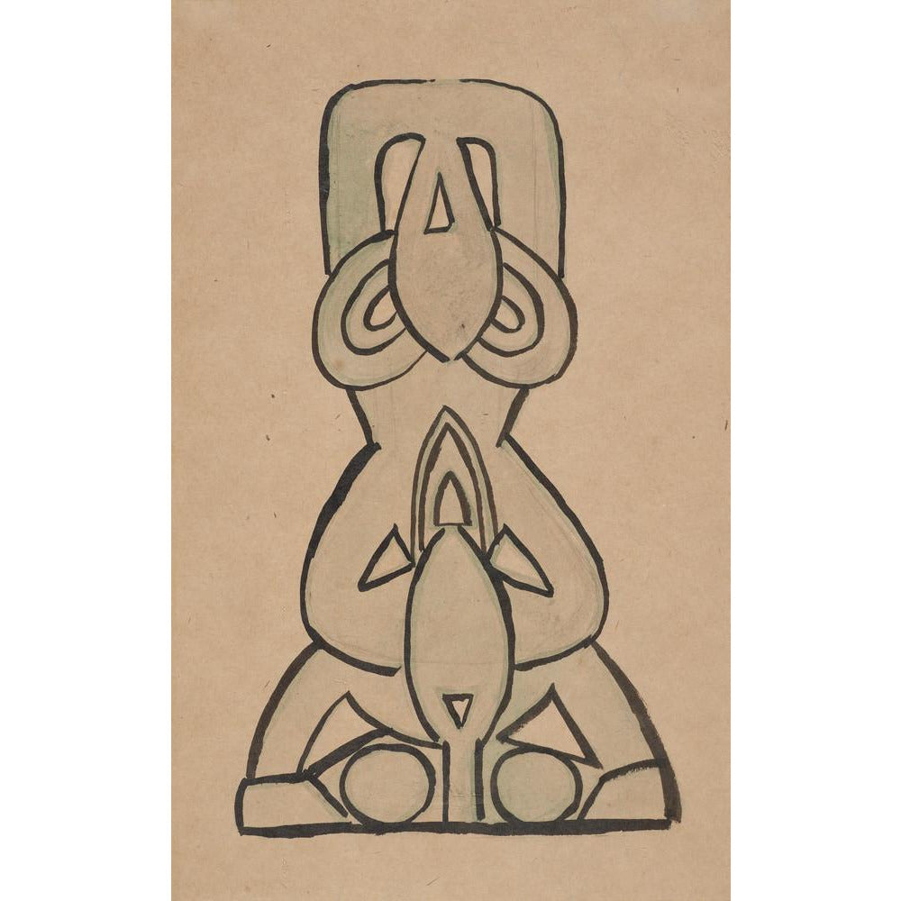 Design for 'Door-Knocker' - Art print