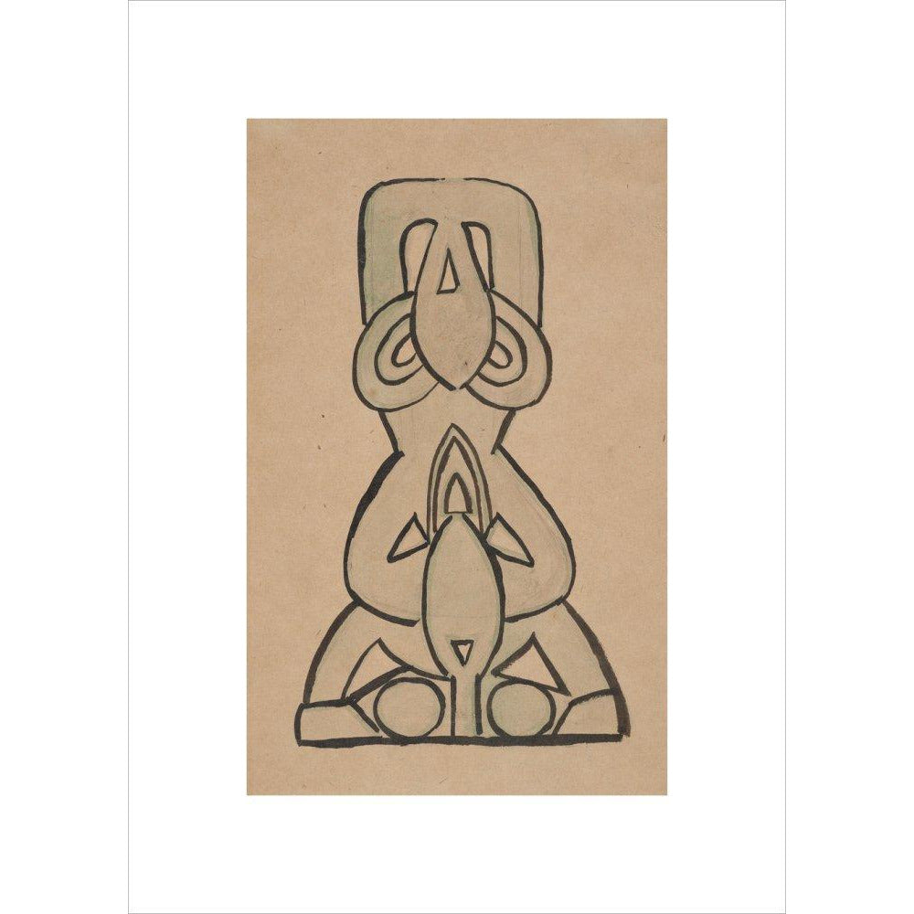 Design for 'Door-Knocker' - Art print