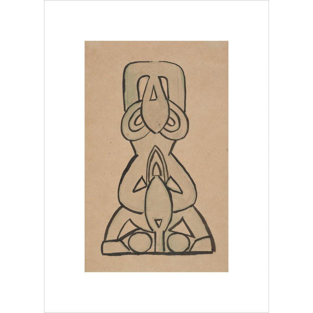 Design for 'Door-Knocker' - Art print
