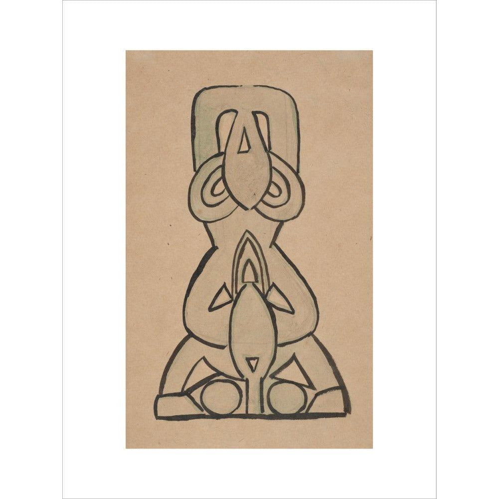 Design for 'Door-Knocker' - Art print