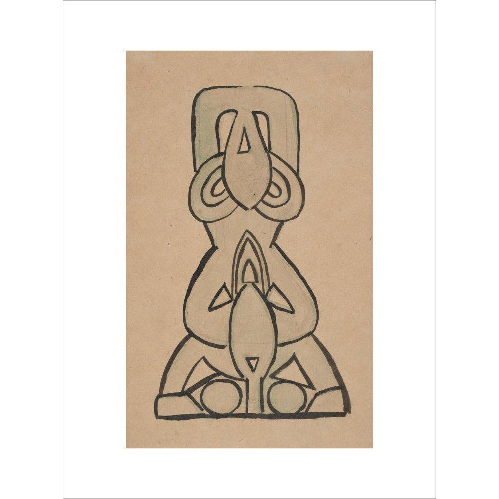 Design for 'Door-Knocker' - Art print