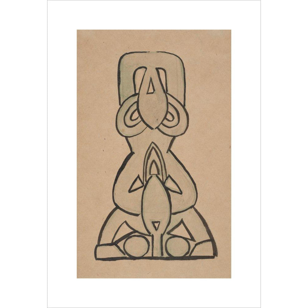 Design for 'Door-Knocker' - Art print