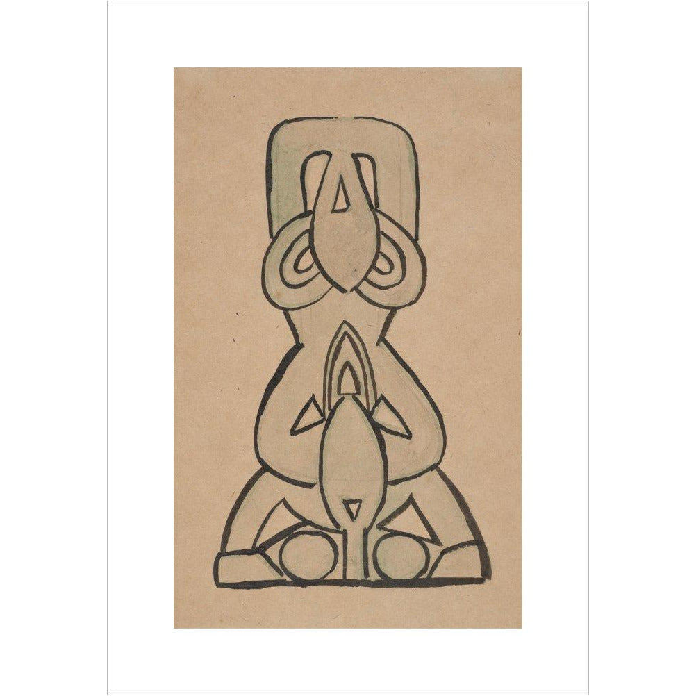 Design for 'Door-Knocker' - Art print