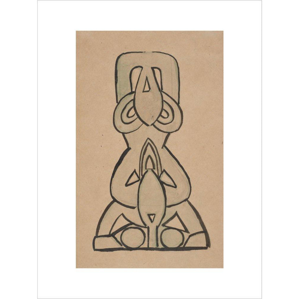 Design for 'Door-Knocker' - Art print
