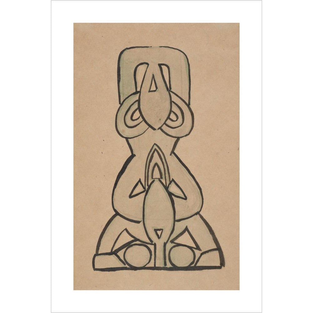 Design for 'Door-Knocker' - Art print